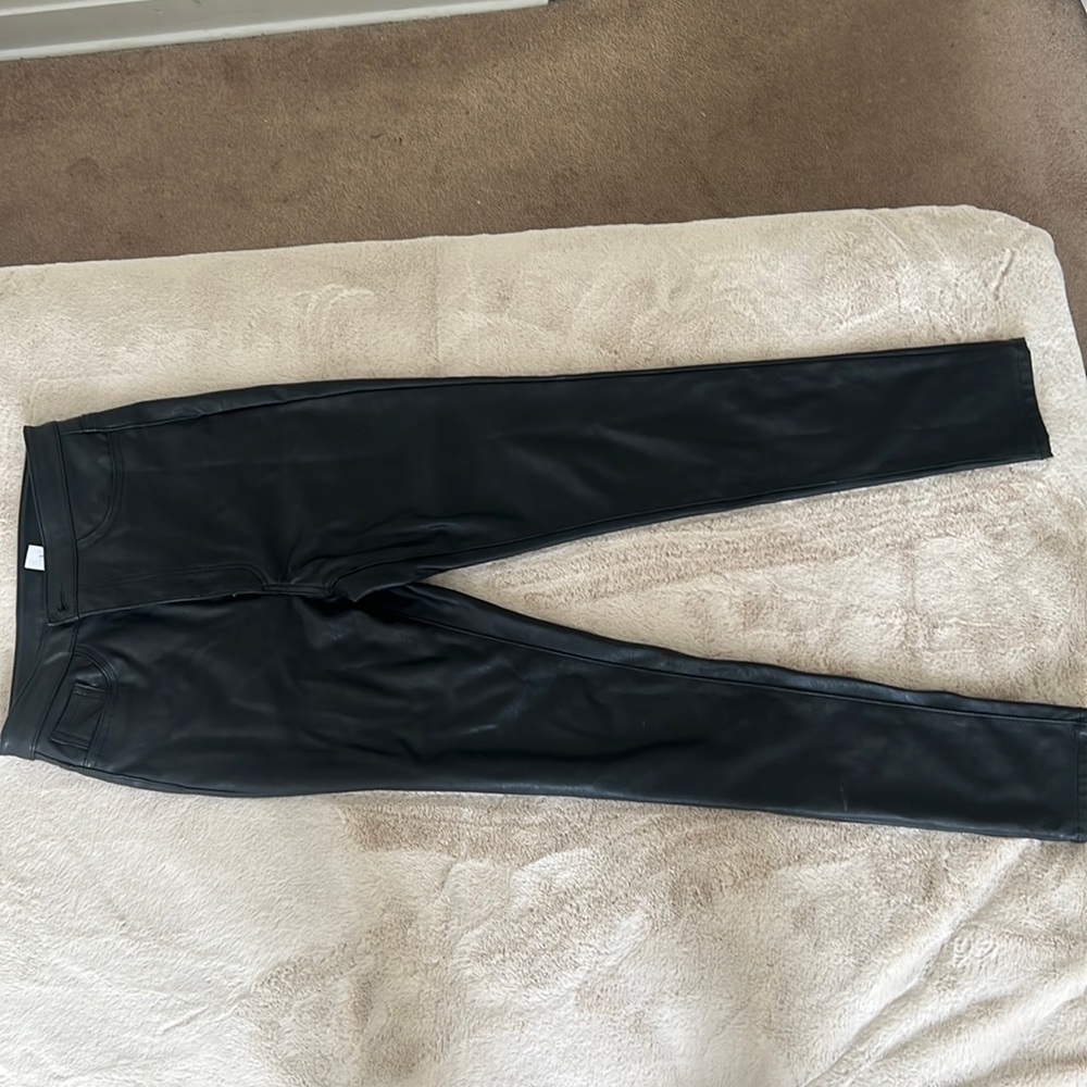 Skinny leather pants HM